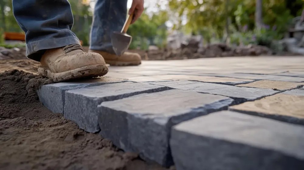 Dallage extérieur à Bordères-sur-l'Échez